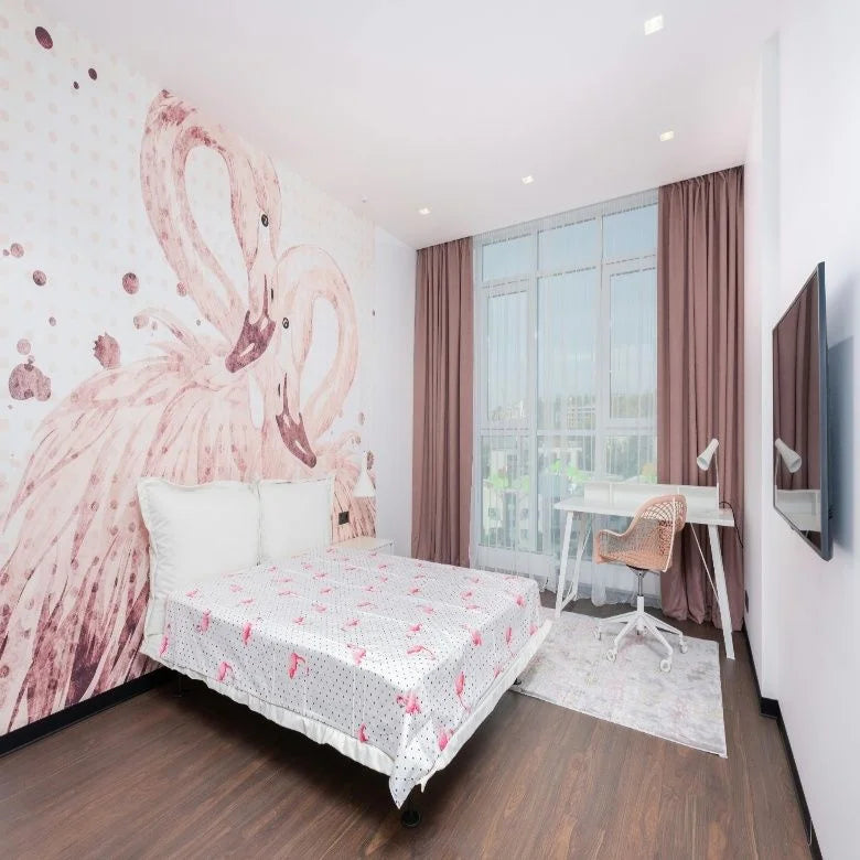 Pink Bedroom Interior
