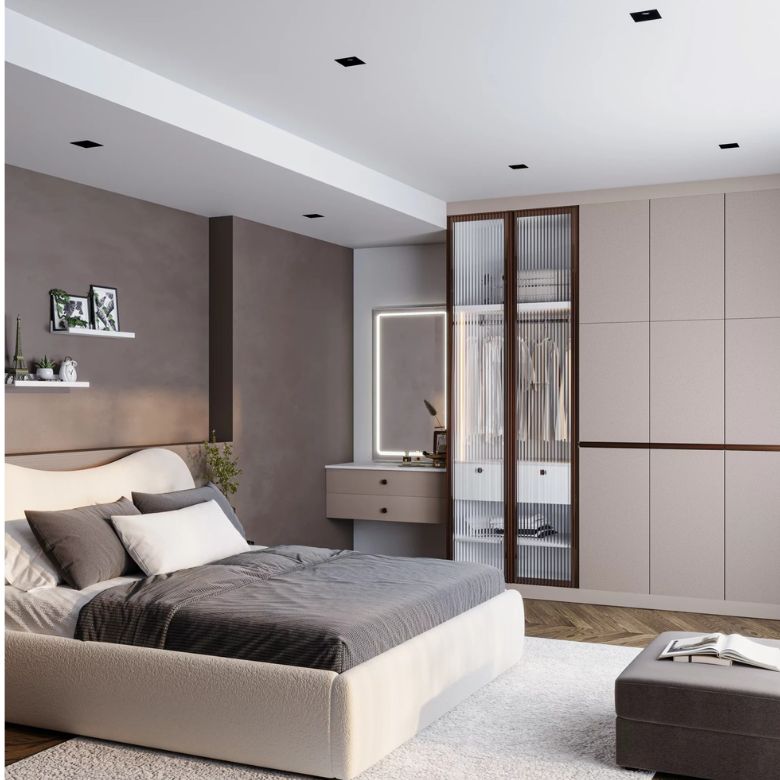 L-shaped Wardrobe Design