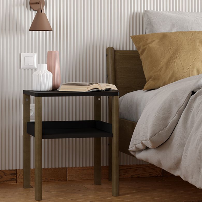 Wooden Bedside Table