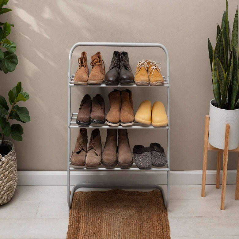 Contemporary Metal Shoe Rack Ideas That Maximise Foyer Storage