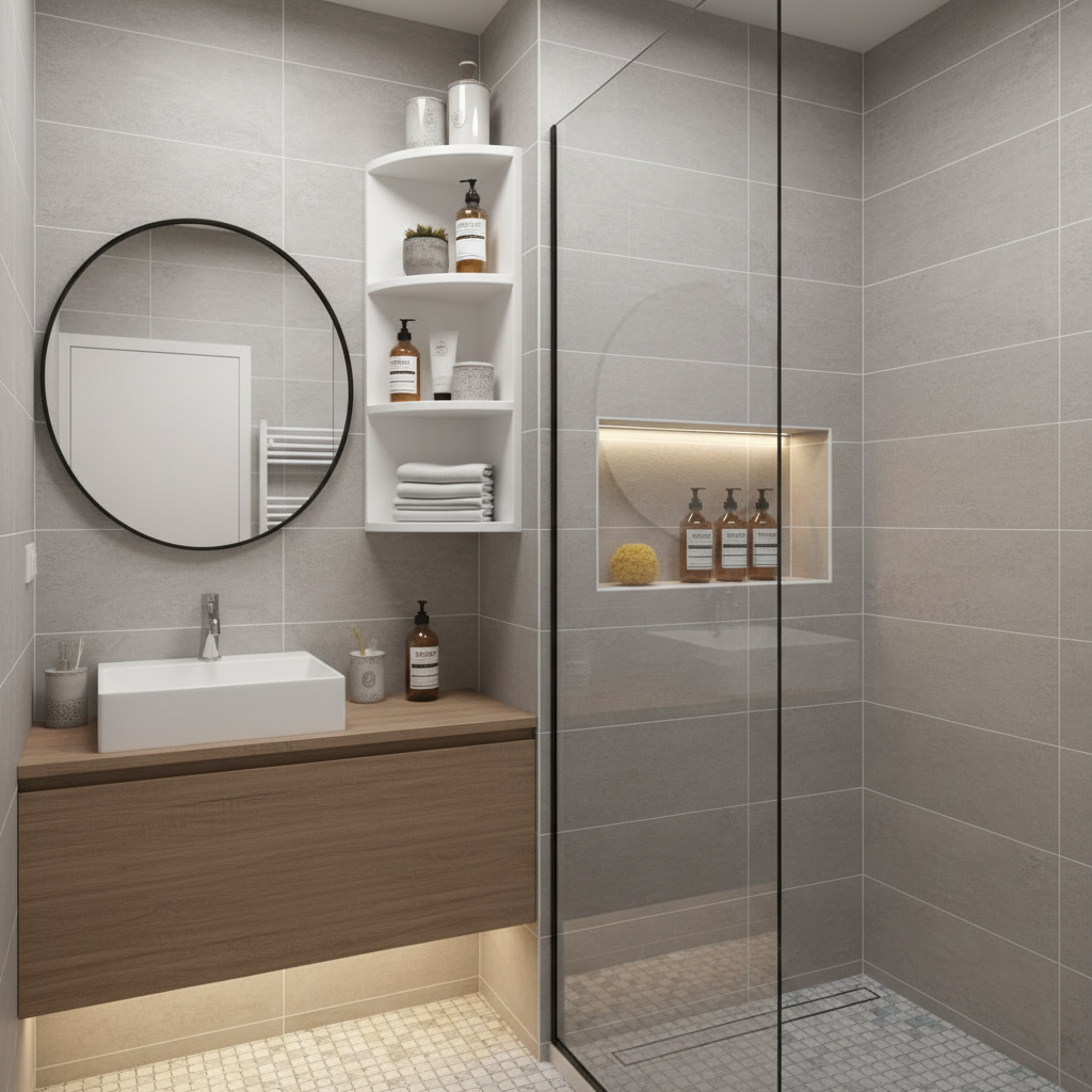 Corner Shelf or Wall Niche: Which is better for Bathroom?