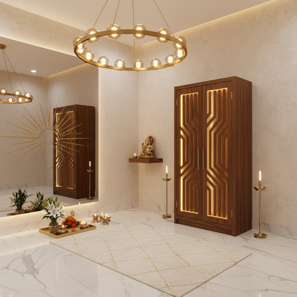 Minimalist Pooja Room Colour Ideas for Modern Homes in 2026