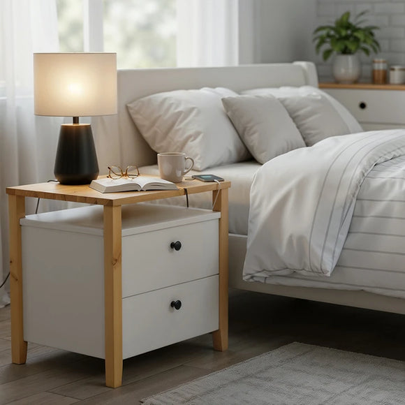 Pihenes - bedside table - Front View