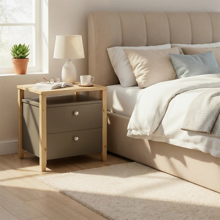 Pihenes - bedside table - Front View