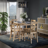 Ekmek - drop leaf dining table - Front View