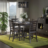Ekmek - drop leaf dining table - Front View