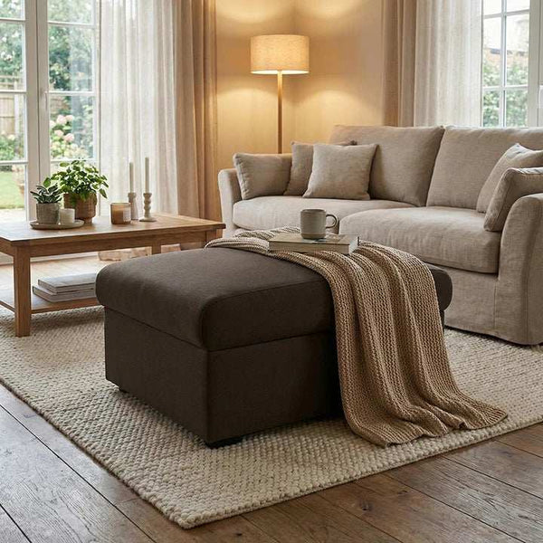 Pally - footstool with storage - Front View