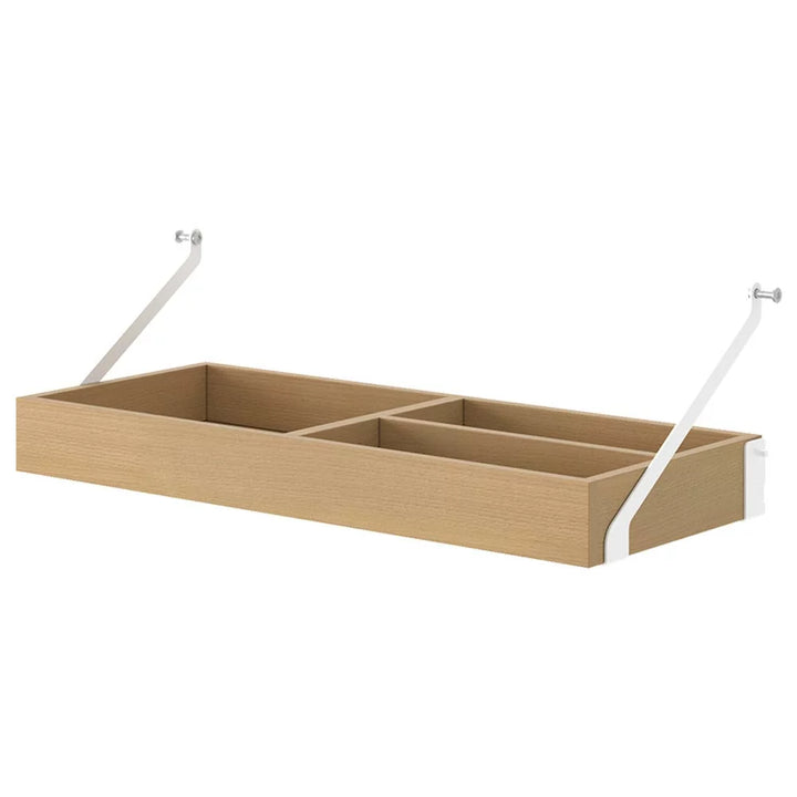 Carmel - shelf with storage - Front View