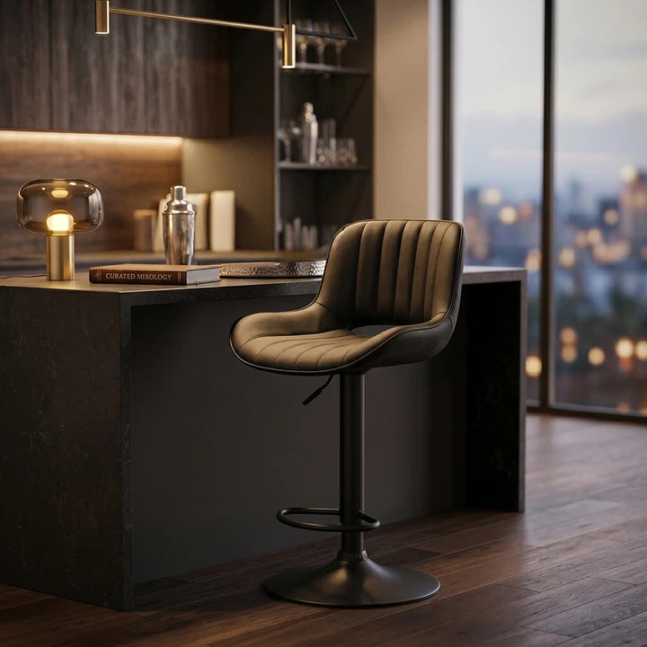 Yutor - bar chair - Front View