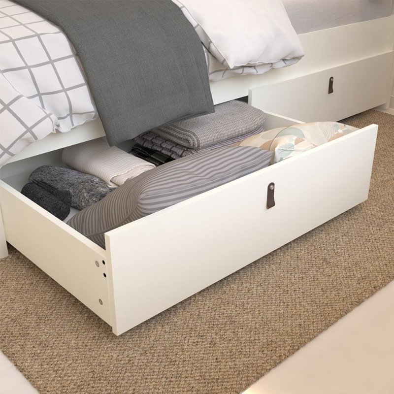 twarz - Bed storage box front Scottish white 100x26 cm - 029.004.06 - thematic