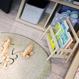 aliza - Book display Pine pristine lemon zest 49x28x41 cm - 039.001.01 - thematic