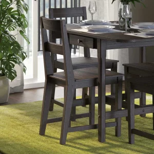 WITI - Chair, Set of 2, Pine dark brown, 44x50x85 cm - 103.004.02 - thematic