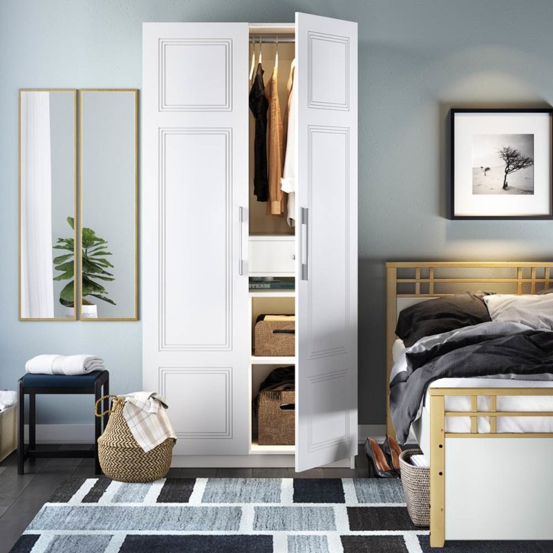 DUCHESS - Door with hinges, Auspicious white, 50x204 cm - 111.005.02 - thematic