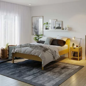 era - Bed frame Pine natural 221x148x90 cm - 112.006.03 - thematic