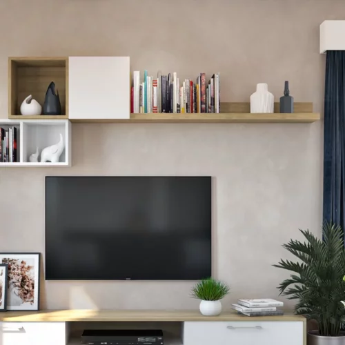 apparent - Wall shelf Ash natural 120x20x14 cm - 316.002.02 - thematic