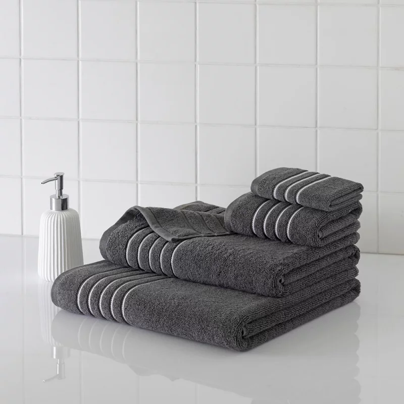 calypso - Bath towel Tpg pewter 70x140 cm - 020.001.10 - thematic