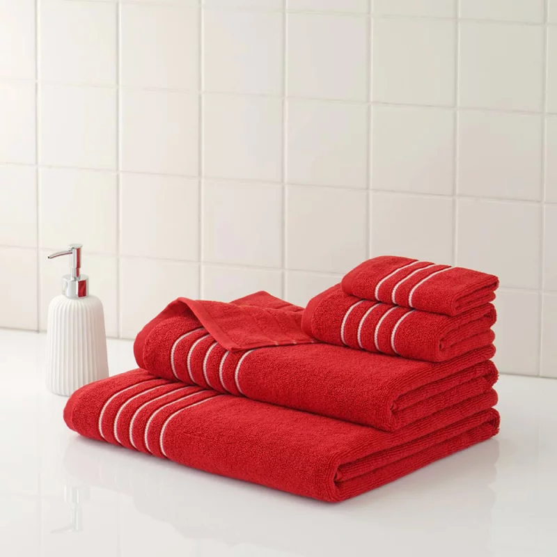 calypso - Hand towel Racing red 40x70 cm - 144.001.05 - thematic