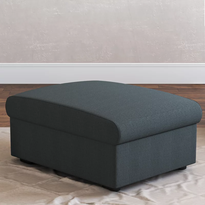 PALLY - Footstool with storage Picton grey 88x63x40 cm - 124.003.01 - thematic