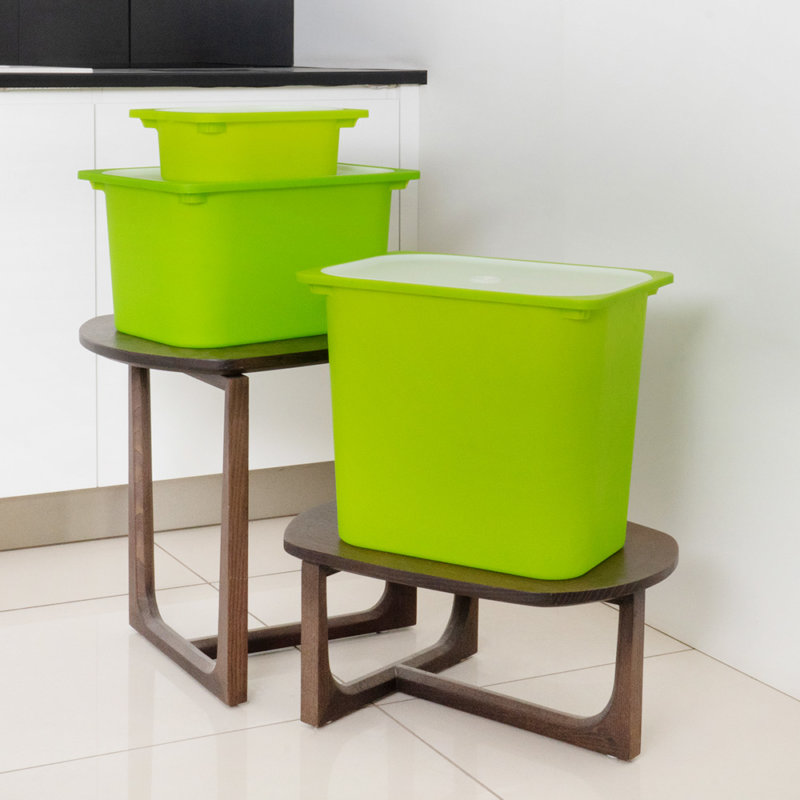 vengo - Box with lid Green 29.5x20.5x10 cm - 282.010.01 - thematic