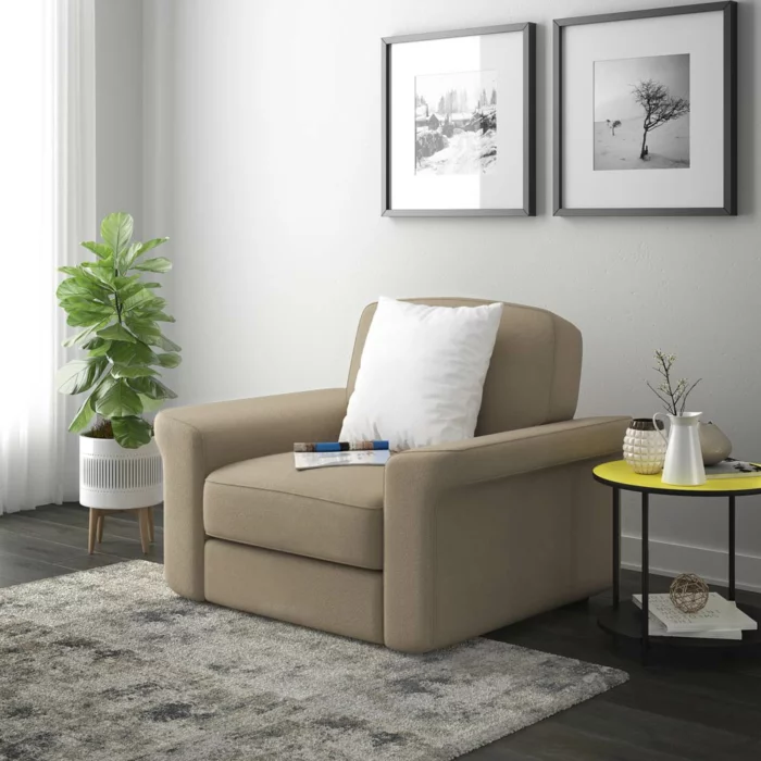 intimate - Armchair Newtown brown 115x93x85 cm - 122.008.01 - thematic