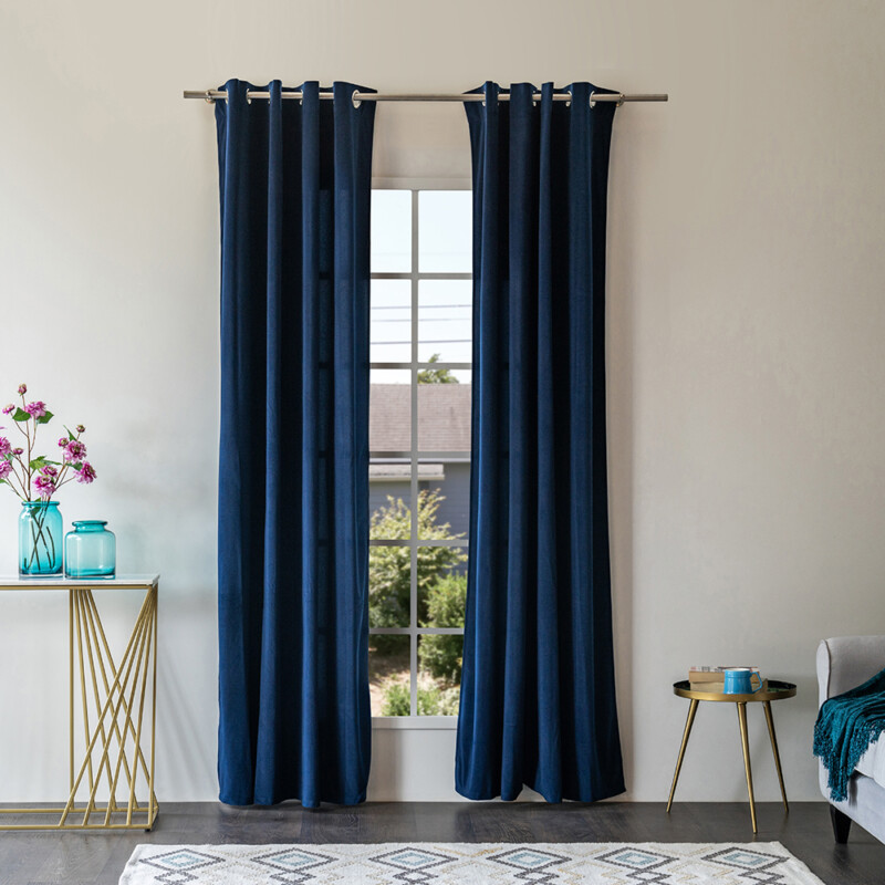 GIZA Curtains, 1 pair, Blue, 140x250 cm - 089.015.01 - thematic
