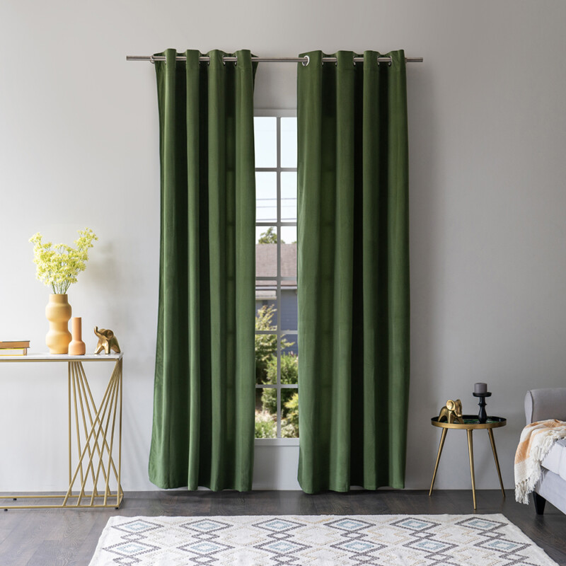 GIZA Curtains, 1 pair, Green, 140x250 cm - 089.015.02 - thematic