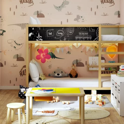 aliza - Children's table Pine pristine Lemon zest 83x58x48 cm - 270.006.01 - thematic