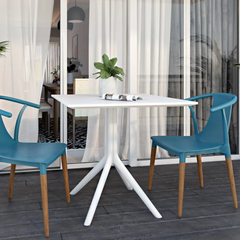 ARIA - Table outdoor White 80 X 80 X76 cm - 206.004.01 - thematic
