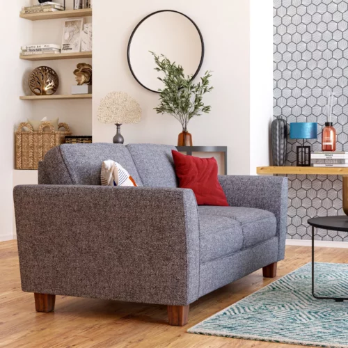 ANICCA Two seat sofa, Hawkswood blue, 154 x 89 x 88 cm - 125.014.02 - thematic