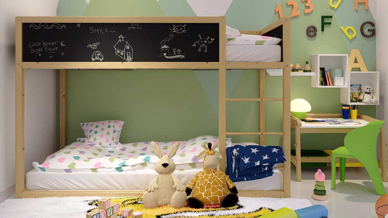 Children's loft beds