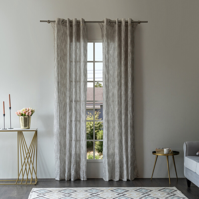 LENTHE - Sheer curtains light grey 250x145 cm - 089.020.01 - thematic