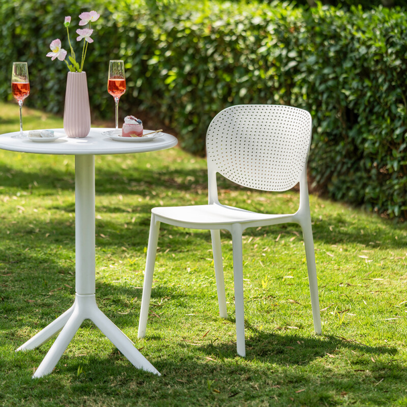 CALIX Cafe chairs, white, 52x43x81 cm - 103.053.01 - thematic