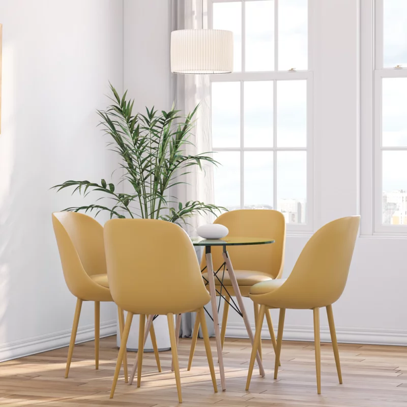 RITSU - Cafe chairs Yellow 53 x 44 x 78 cm - 103.043.01 - thematic