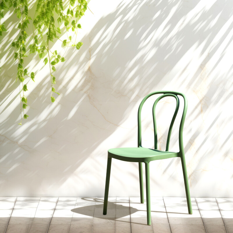 MORIKO Cafe chairs ,Green ,53 x 47 x 87 cm - 103.045.01 - thematic
