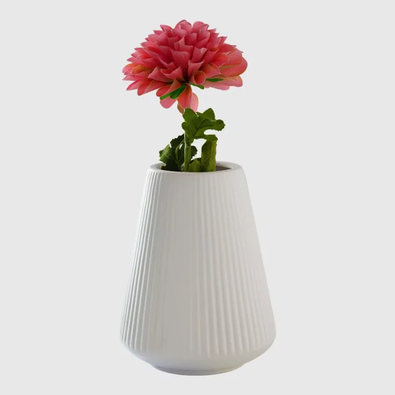 AZARI - Vase White 20 cm - 308.051.02 - thematic