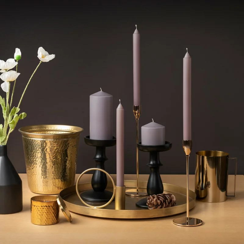 KINARA - Candle holders Gold 11.5 cm - 046.006.01 - thematic