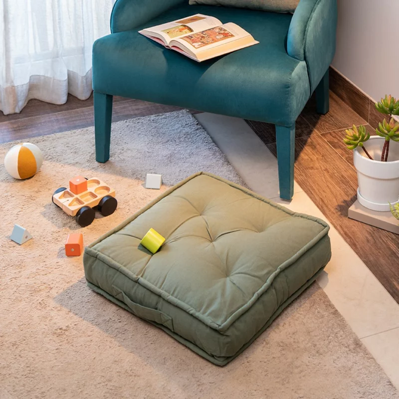 MORITA - Floor Cushion green 45x45x10 cm - 051.004.03 - thematic