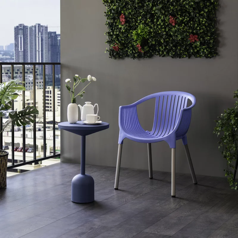 DAWIT - Dining chair, Blue, 77 x 61 x 56 cm - 343.001.75 - thematic