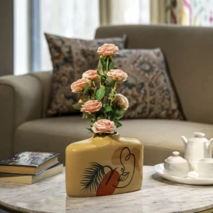 AIDA Ceramic vase, Light pink, 20 cm - 343.060.59 - thematic